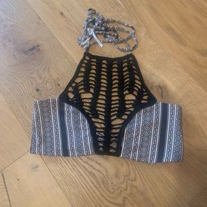 Acacia crochet swim top